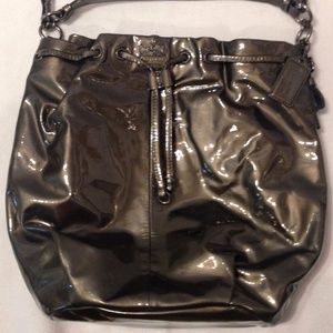 Coach Women's Shoulder Bag, Metallic Gray